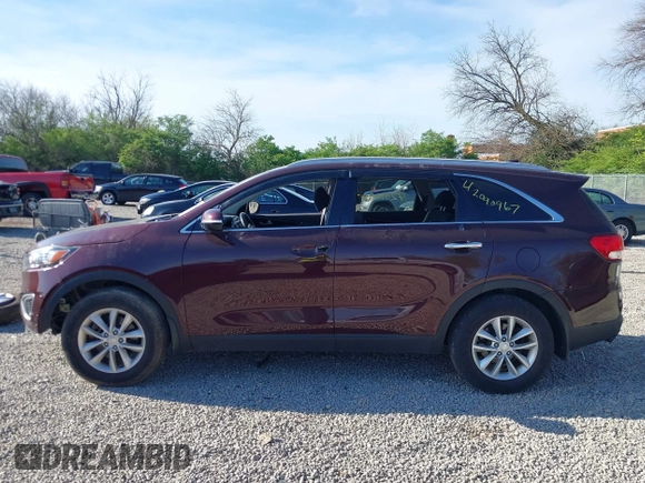 2017 Kia Sorento LX with VIN 5XYPG4A37HG255017, listed as a IAAI auction lot 42090967 with 122,021 mi miles. Bid and sale history available at carsss.com. Image 15.