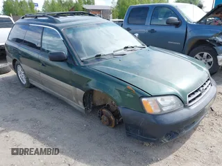 2000 Subaru Legacy Outback z VIN 4S3BH6650Y7653843, wystawiony jako IAAI lot #42422050 z przebiegiem 215 782 mil mil oraz . Historia ofert i sprzedaży dostępna na DreamBid. Obrazek 1.