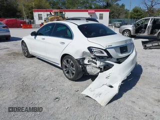 2021 Mercedes-Benz C 300 with VIN W1KWF8DBXMR608750, listed as a IAAI auction lot 41735468 with 20,712 mi miles and . Bid and sale history available at carsss.com. Image 3.