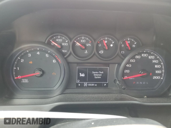 2019 Chevrolet Silverado 1500 Custom with VIN 1GCUYBEF2KZ306151, listed as a Copart auction lot 61341274 with 135,391 mi miles and Clean Title. Bid and sale history available at DreamBid. Image 9.