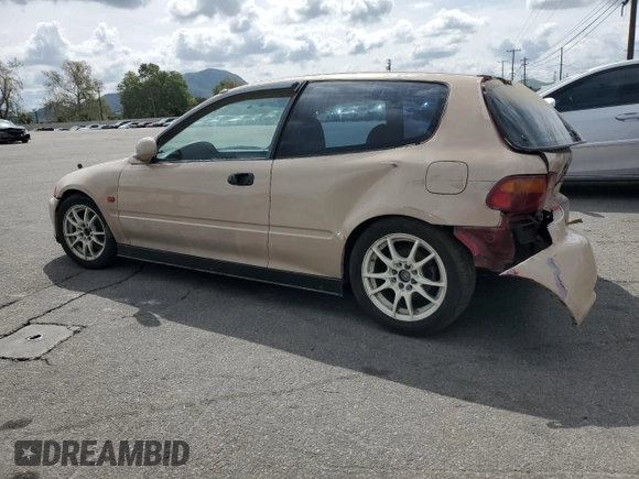 1992 Honda Civic z VIN 2HGEH2344NH548676, wystawiony jako Copart lot #50694575 z przebiegiem 239 184 mil mil oraz Szkoda całkowita • Salvage title. Historia ofert i sprzedaży dostępna na DreamBid. Obrazek 2.