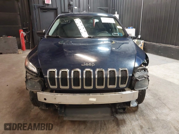 2015 Jeep Cherokee Sport with VIN 1C4PJMAB3FW564055, listed as a IAAI auction lot 42434835 with 237,027 mi miles and . Bid and sale history available at DreamBid. Image 13.