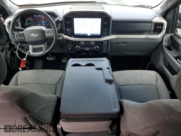 2021 Ford F-150 XL with VIN 1FTFW1EDXMFC91152, listed as a Copart auction lot 58350455 with 59,992 mi miles and Salvage title. Bid and sale history available at DreamBid. Image 8.