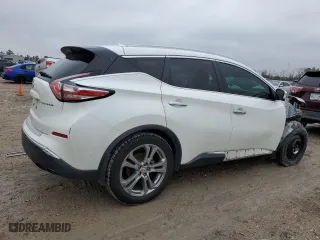 2015 Nissan Murano Platinum with VIN 5N1AZ2MG5FN245770, listed as a Copart auction lot 51258075 with 150,302 mi miles and Salvage Title. Bid and sale history available at carsss.com. Image 3.