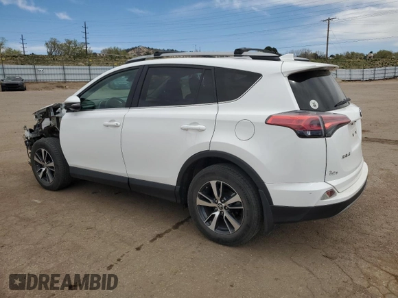 2018 Toyota RAV4 XLE with VIN 2T3RFREV2JW733050, listed as a Copart auction lot 53114585 with Not Provided miles and Salvage Title. Bid and sale history available at DreamBid. Image 2.