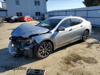 2020 Acura TLX with VIN 19UUB2F37LA000442, listed as a Copart auction lot 49514335 with 48,111 mi miles and Salvage title. Bid and sale history available at DreamBid. Image 1.