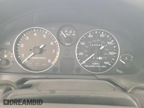 1994 Mazda MX-5 Miata with VIN JM1NA353XR0506259, listed as a Copart auction lot 47587295 with 209,443 mi miles and Salvage title. Bid and sale history available at DreamBid. Image 9.