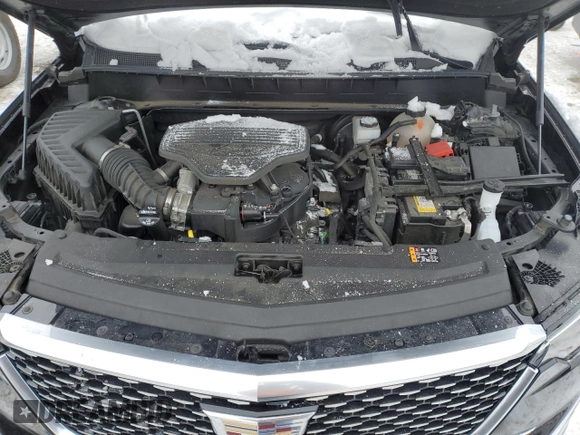 2021 Cadillac XT6 Premium Luxury with VIN 1GYKPDRS3MZ165049, listed as a Copart auction lot 45456145 with 57,112 mi miles and Salvage title. Bid and sale history available at DreamBid. Image 12.