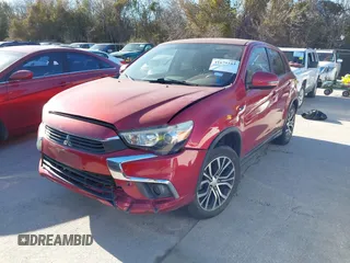2016 Mitsubishi Outlander Sport 2.0 ES with VIN JA4AP3AU6GZ032986, listed as a IAAI auction lot 41675183 with 1 mi miles. Bid and sale history available at carsss.com. Image 2.