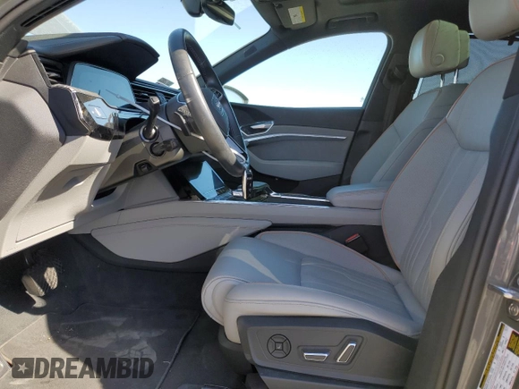2022 Audi e-tron Chronos with VIN WA1VABGE4NB040071, listed as a Copart auction lot 76121574 with 15,418 mi miles and Salvage title. Bid and sale history available at DreamBid. Image 7.
