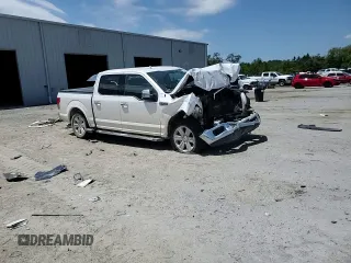 2018 Ford F-150 XL with VIN 1FTEW1C50JKD41485, listed as a Copart auction lot 55153695 with 99,193 mi miles and Salvage title. Bid and sale history available at DreamBid. Image 14.