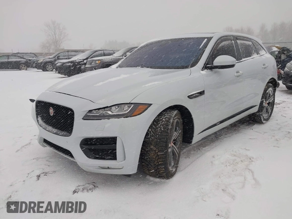 2017 Jaguar F-Pace 35t R-Sport with VIN SADCL2BV0HA060962, listed as a IAAI auction lot 41748070 with 117,718 mi miles and . Bid and sale history available at DreamBid. Image 2.
