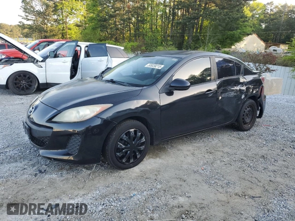 2013 Mazda 3 i SV with VIN JM1BL1TG1D1787877, listed as a Copart auction lot 53020215 with 169,176 mi miles and Salvage Title. Bid and sale history available at DreamBid. Image 1.