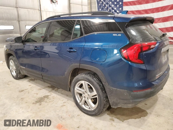2020 GMC Terrain SLE with VIN 3GKALTEV3LL293695, listed as a Copart auction lot 89290775 with 66,658 mi miles and Salvage Title. Bid and sale history available at carsss.com. Image 2.
