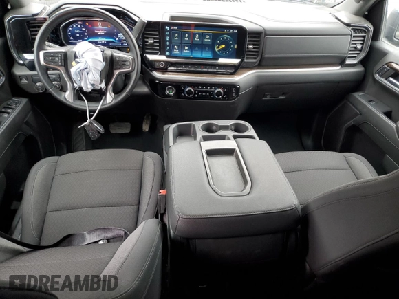 2024 Chevrolet Silverado 1500 with VIN 1GCRACE83RZ366886, listed as a Copart auction lot 55296925 with Not Provided miles and Salvage Title. Bid and sale history available at DreamBid. Image 8.