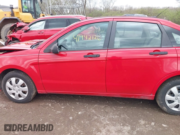 2008 Ford Focus S with VIN 1FAHP34N88W131777, listed as a IAAI auction lot 41942126 with 145,708 mi miles. Bid and sale history available at carsss.com. Image 14.