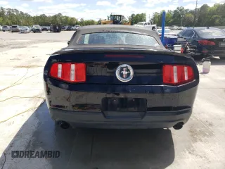 2012 Ford Mustang V6 with VIN 1ZVBP8EM0C5207975, listed as a Copart auction lot 52574655 with 161,516 mi miles and Salvage Title. Bid and sale history available at carsss.com. Image 6.