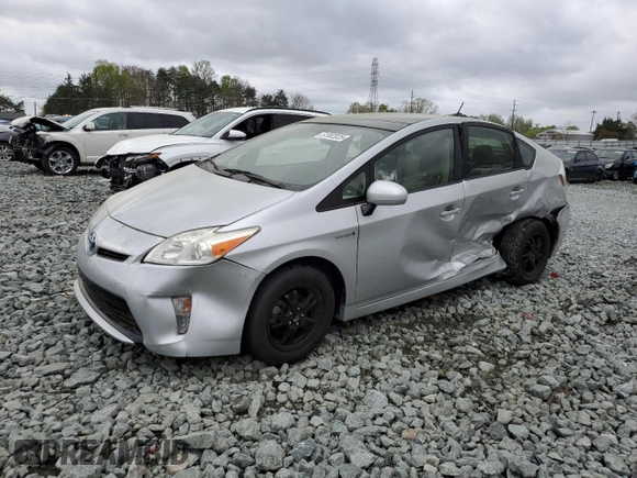 2013 Toyota Prius One with VIN JTDKN3DU5D5682343, listed as a Copart auction lot 51982825 with Not Provided miles and Clean Title. Bid and sale history available at carsss.com. Image 1.