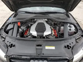 2015 Audi A8 L 3.0T with VIN WAU3GAFD6FN035532, listed as a Copart auction lot 51659145 with 120,516 mi miles and Clean Title. Bid and sale history available at carsss.com. Image 11.