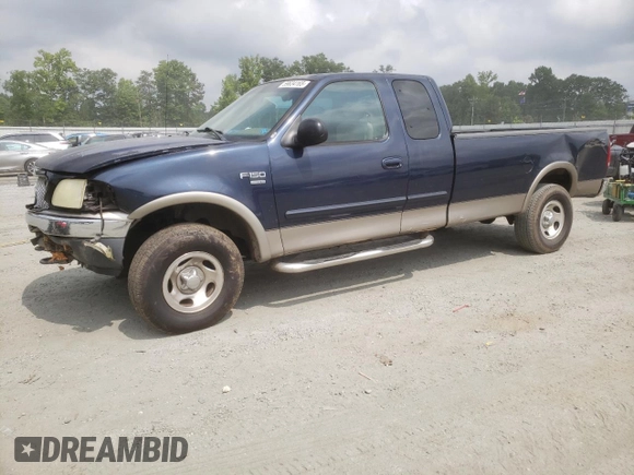 2002 Ford F-150 XL z VIN 1FTRX18L12NB86774, wystawiony jako Copart lot #59634165 z przebiegiem 262 567 mil mil oraz Szkoda całkowita • Salvage title. Historia ofert i sprzedaży dostępna na DreamBid. Obrazek 1.