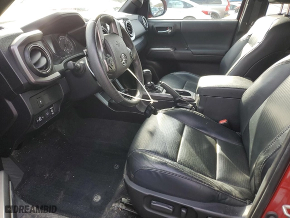 2021 Toyota Tacoma 4WD SR with VIN 3TMCZ5AN7MM371380, listed as a Copart auction lot 49846625 with 57,553 mi miles and Salvage Title. Bid and sale history available at carsss.com. Image 7.