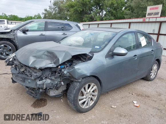 2012 Mazda 3 i Grand Touring with VIN JM1BL1W71C1591805, listed as a IAAI auction lot 42169797 with Not Provided miles and . Bid and sale history available at DreamBid. Image 2.