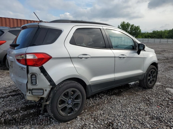 2019 Ford EcoSport SE z VIN MAJ3S2GE6KC263752, wystawiony jako Copart lot #54640544 z przebiegiem 58 629 mil mil oraz Szkody całkowita. Historia ofert i sprzedaży dostępna na DreamBid. Obrazek 3.