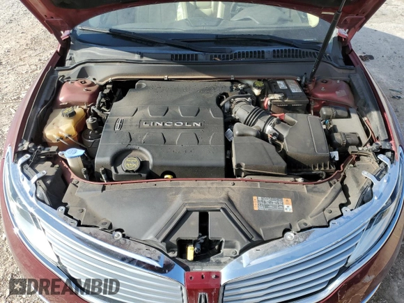 2014 Lincoln MKZ with VIN 3LN6L2GK4ER827992, listed as a Copart auction lot 83535384 with 132,067 mi miles and Salvage Title. Bid and sale history available at DreamBid. Image 11.