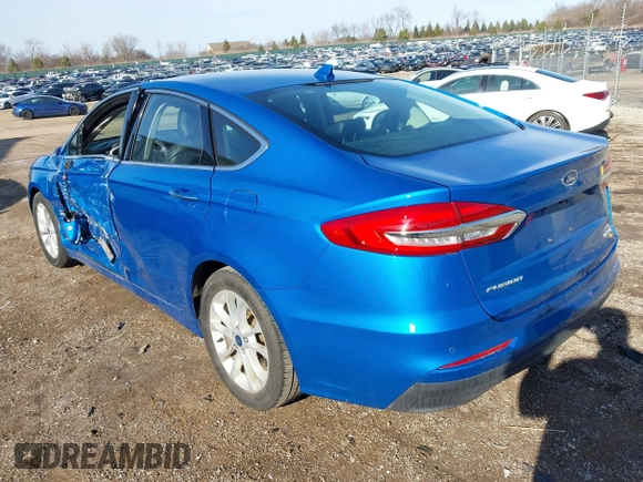 2019 Ford Fusion SEL with VIN 3FA6P0MU3KR167335, listed as a IAAI auction lot 41770746 with 80,462 mi miles and . Bid and sale history available at DreamBid. Image 3.