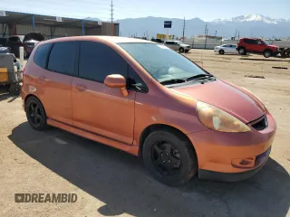 2008 Honda Fit Sport with VIN JHMGD37668S048115, listed as a Copart auction lot 53116275 with 114,050 mi miles and Clean Title. Bid and sale history available at carsss.com. Image 4.