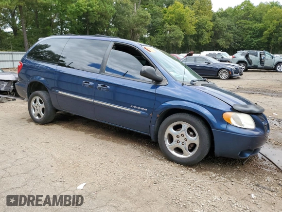 2001 Dodge Caravan ES with VIN 2B4GP54L81R411422, listed as a Copart auction lot 71964204 with 329,372 mi miles and Salvage Title. Bid and sale history available at carsss.com. Image 4.