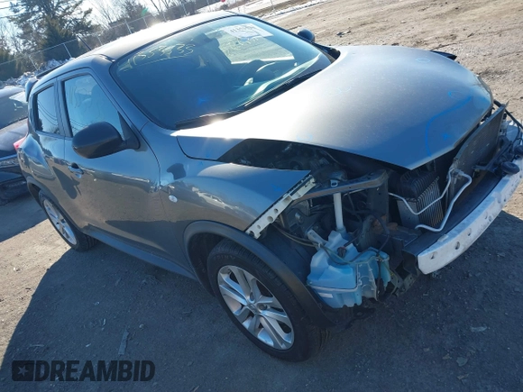 2012 Nissan Juke SV with VIN JN8AF5MV6CT116848, listed as a IAAI auction lot 41353533 with 121,513 mi miles. Bid and sale history available at carsss.com. Image 1.