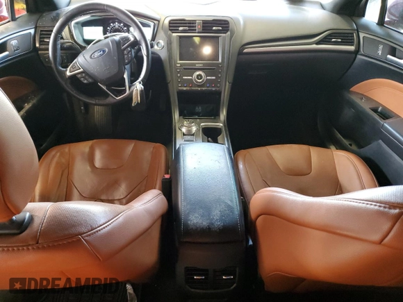 2019 Ford Fusion Titanium with VIN 3FA6P0D91KR206872, listed as a Copart auction lot 39536424 with 90,755 mi miles and Salvage Title. Bid and sale history available at carsss.com. Image 8.
