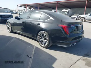 2020 Cadillac CT5 Premium Luxury with VIN 1G6DN5RK1L0118649, listed as a IAAI auction lot 41823595 with 72,061 mi miles and . Bid and sale history available at DreamBid. Image 3.