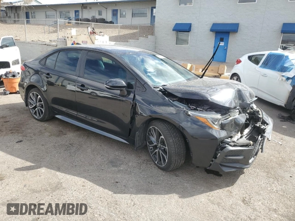 2020 Toyota Corolla SE with VIN 5YFS4RCE6LP043227, listed as a Copart auction lot 48500835 with 39,330 mi miles and Salvage Title. Bid and sale history available at carsss.com. Image 4.