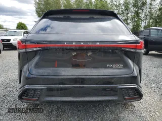 2023 Lexus RX 500h F Sport Performance with VIN 2T2BCMEA4PC005237, listed as a Copart auction lot 57678455 with Not provided miles and Salvage title. Bid and sale history available at DreamBid. Image 6.