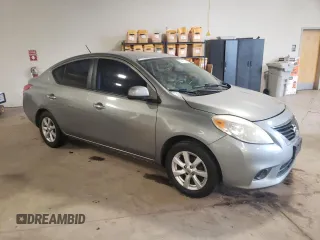 2012 Nissan Versa SV with VIN 3N1CN7AP1CL834615, listed as a Copart auction lot 72217574 with 131,340 mi miles and Salvage Title. Bid and sale history available at carsss.com. Image 4.