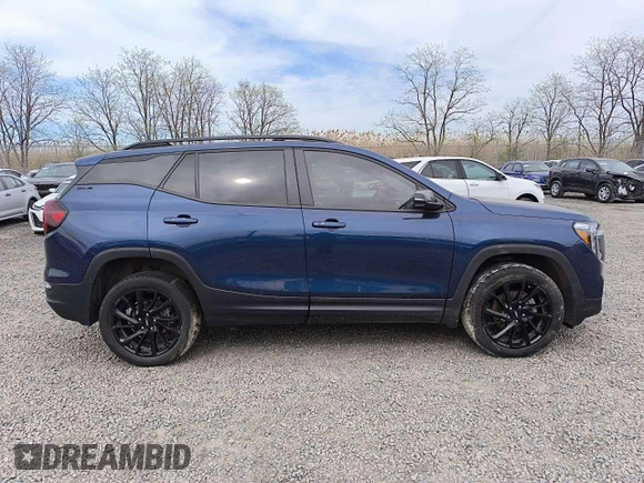 2023 GMC Terrain SLE with VIN 3GKALTEG4PL110618, listed as a Copart auction lot 54388175 with 73,107 mi miles and Salvage Title. Bid and sale history available at carsss.com. Image 13.
