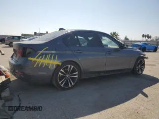 2018 BMW 3 Series 330e iPerformance with VIN WBA8E1C59JA177866, listed as a Copart auction lot 46692855 with 98,401 mi miles and Salvage Title. Bid and sale history available at carsss.com. Image 3.