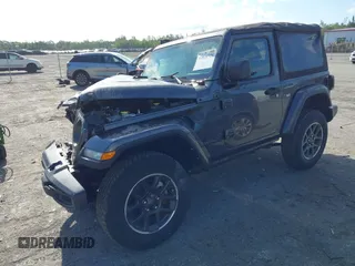 2021 Jeep Wrangler Sport S with VIN 1C4GJXAN7MW691190, listed as a IAAI auction lot 42028528 with 24,207 mi miles and . Bid and sale history available at DreamBid. Image 18.
