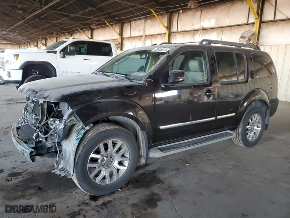 2012 Nissan Pathfinder S with VIN 5N1AR1NB3CC614842, listed as a Copart auction lot 83540014 with 138,145 mi miles and Salvage Title. Bid and sale history available at carsss.com. Image 1.