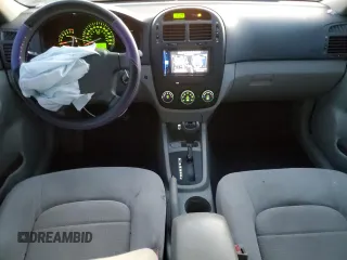 2008 Kia Spectra EX with VIN KNAFE121185551816, listed as a Copart auction lot 42324005 with 159,476 mi miles and Salvage title. Bid and sale history available at DreamBid. Image 8.