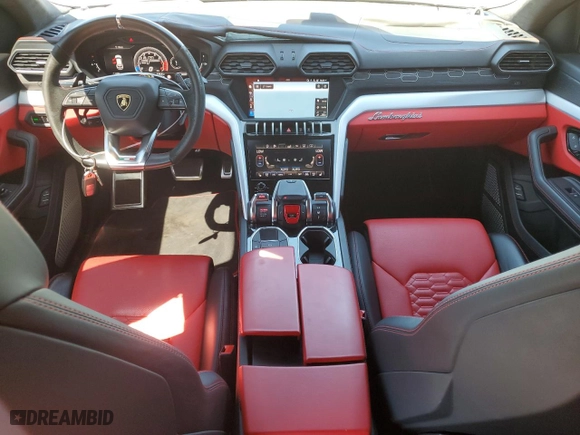 2019 Lamborghini Urus with VIN ZPBUA1ZL6KLA02282, listed as a Copart auction lot 88714865 with 17,842 mi miles and Salvage Title. Bid and sale history available at carsss.com. Image 8.