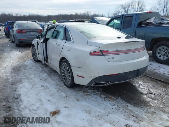 2017 Lincoln MKZ Hybrid Premiere with VIN 3LN6L5KU8HR624523, listed as a IAAI auction lot 41649075 with 126,679 mi miles. Bid and sale history available at carsss.com. Image 3.