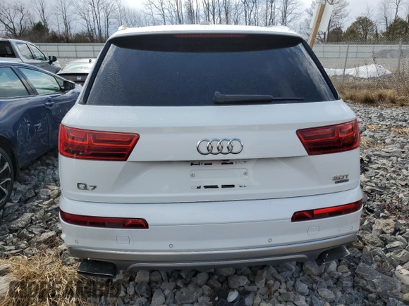 2017 Audi Q7 Premium Plus with VIN WA1LAAF76HD018067, listed as a Copart auction lot 47616985 with 138,717 mi miles and Salvage title. Bid and sale history available at DreamBid. Image 6.