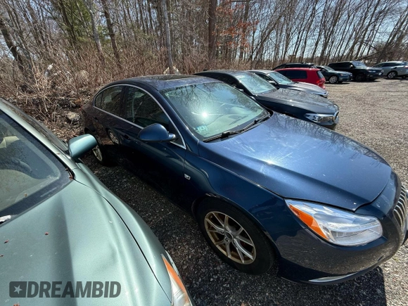 2011 Buick Regal CXL Turbo TO7 with VIN W04G15GV8B1117536, listed as a Copart auction lot 53015855 with 154,077 mi miles and Clean Title. Bid and sale history available at carsss.com. Image 1.