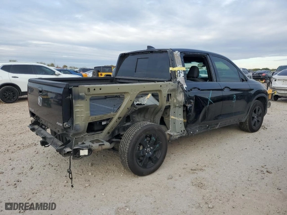 2018 Honda Ridgeline Black Edition with VIN 5FPYK3F86JB008383, listed as a Copart auction lot 82991604 with 0 mi miles and Salvage Title. Bid and sale history available at carsss.com. Image 3.