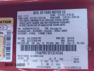 2015 Ford Mustang GT z VIN 1FA6P8CF3F5314764, wystawiony jako IAAI lot #42162531 z przebiegiem 73 080 mil mil oraz . Historia ofert i sprzedaży dostępna na DreamBid. Obrazek 9.