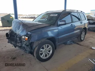 2007 Toyota Highlander Hybrid w/3rd Row with VIN JTEEW21A770035518, listed as a Copart auction lot 52189285 with 0 mi miles and Salvage Title. Bid and sale history available at carsss.com. Image 1.