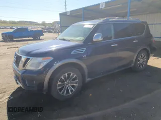 2017 Nissan Armada Platinum z VIN JN8AY2ND6H9008135, wystawiony jako Copart lot #54006615 z przebiegiem 115 751 mil mil oraz Szkoda całkowita • Salvage title. Historia ofert i sprzedaży dostępna na DreamBid. Obrazek 1.
